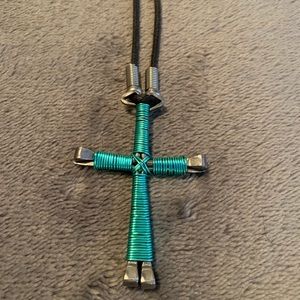 Handmade cross necklace